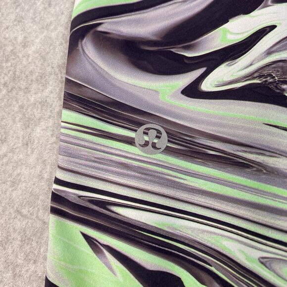 Lululemon Paint Glide Warp Multi Base Pace High Rise Short 8" Size 4 - Picture 5 of 8